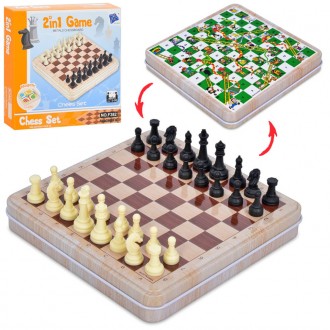 "Дорожні шахи в металевій коробці" - це компактний і зручний набір для любителів. . фото 2