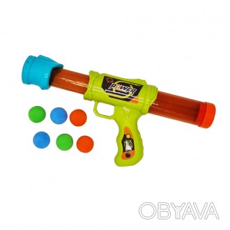 Дитячий бластер з поролоновими снарядами - це іграшка, створена спеціально для а. . фото 1