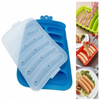 Силиконовая форма для сосисок, колбасок Kitchen Sausage Silicone Mold. Харьков. фото 1 Силиконовая форма для сосисок, колбасок Kitchen Sausage Silicone Mold. Харьков. фото 1