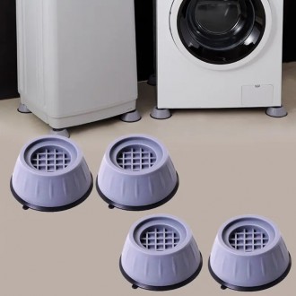 Описание Универсальные антивибрационные подставки под стиральную машину, холодил. . фото 2
