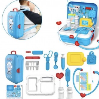 Портативный рюкзак / Игровой набор для детей / Детский чемодан доктора / набор д. . фото 3