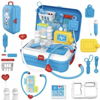 Портативный рюкзак / Игровой набор для детей / Детский чемодан доктора / набор д. . фото 5