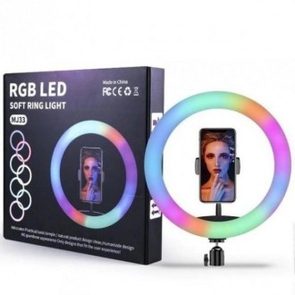 Кольцевая LED лампа RGB диаметр 26см, управление на проводе Кольцевая LED лампа . . фото 2