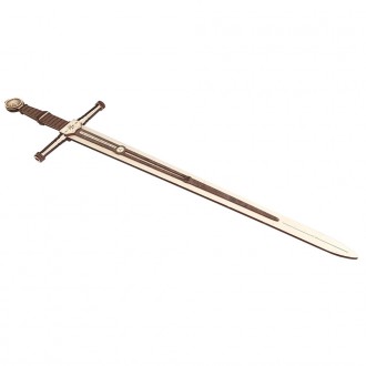 Представляємо Вашій увазі вражаючий сувенірний дерев'яний меч "ВІдьмак", висотою. . фото 2