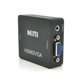 
	Конвертер Mini HDMI to VGA предназначен для подключения устройств с выходом HD. . фото 2
