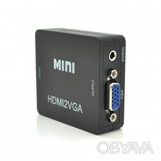 
	Конвертер Mini HDMI to VGA предназначен для подключения устройств с выходом HD. . фото 1