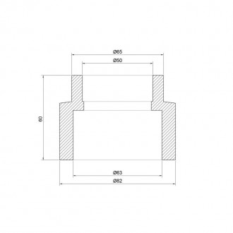 Муфта PPR Thermo Alliance 63х50 редукционная выполнена из качественного полипроп. . фото 3
