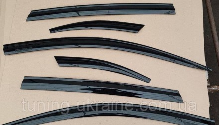 Дефлекторы окон AutoClover на авто Hyundai Tucson 3 2015-2020 Ветровики Автоклов. . фото 5