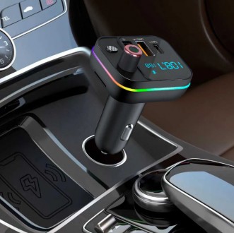 FM-модулятор C30 Car FM Player Bluetooth, Трансмітер
Відтворюються всі популярні. . фото 4