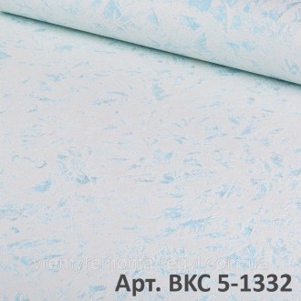 Рулонні шпалери Блакитні
під декоративну штукатурку
Шпалери Вінілові на паперові. . фото 5
