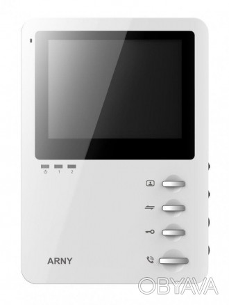 Бюджетное решение ARNY AVD-410 Надежный видеодомофон по доступной цене. Современ. . фото 1
