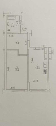 Пропоную 1 кімнатну квартиру в ЖК Чехов парк.

Квартира розташована на 10 пове. . фото 8