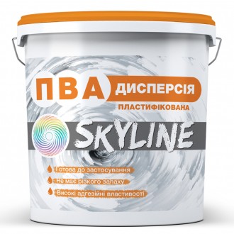 Дисперсия поливинилацетатная SkyLine (Скайлайн), пластифицированная, в готовой к. . фото 2