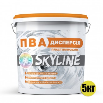 Дисперсия поливинилацетатная SkyLine (Скайлайн), пластифицированная, в готовой к. . фото 3