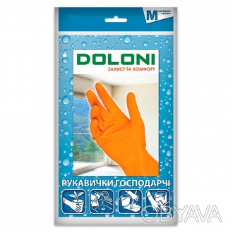 Перчатки DOLONI 4545 хозяйственные латексные р.M
Латексные хозяйственные перчатк. . фото 1