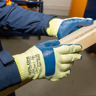 Перчатки DOLONI 4502 рабочие стекольщика с облитой ладонью
Рабочие перчатки c ла. . фото 4