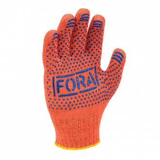 Перчатки DOLONI 15300 Fora оранжевые с рисунком ПВХ
Перчатки изготовлены из разн. . фото 2