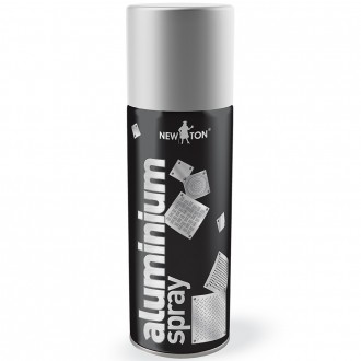 Эмаль Aluminium spray NewTon — алюминиевая эмаль для защиты, реставрации, декора. . фото 3