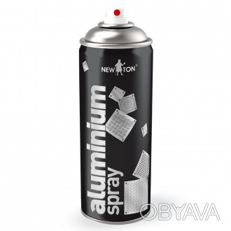 Эмаль Aluminium spray NewTon — алюминиевая эмаль для защиты, реставрации, декора. . фото 1