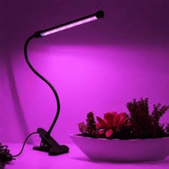 Одинарная ультрафиолетовая светодиодная гибкая фитолампа для растений – это не т. . фото 2