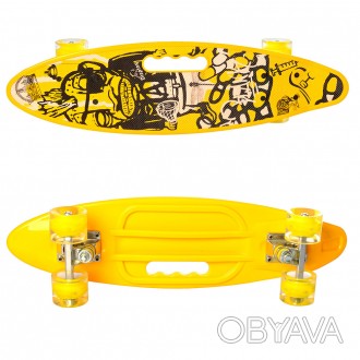 Скейт (пенни борд) Penny board (колеса светятся) арт. 0461-2
Современные детские. . фото 1