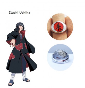 Кольцо Итачи Учиха Акацуки с логотипом Naruto - Itachi Uchiha 
Количество: 1 шт
. . фото 2