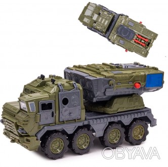 Машина РСЗВ "Колчан" (з запуском ракет) арт. 237
Іграшки на військову тематику д. . фото 1