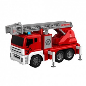 Пожарная машина с водяной помпой (брызгает водой) арт. WY 851 А 
Детализированна. . фото 3