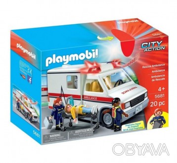 
Игровой набор-конструктор PLAYMOBIL Скорая помощь (Rescue Ambulance 5681) 
 
Бр. . фото 1