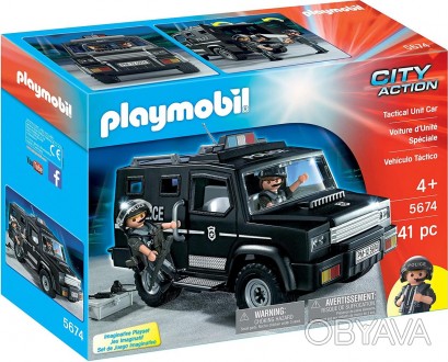
Playmobil 5674 Тактическая полицейская машина 
Серия City Action 
	• у машины о. . фото 1