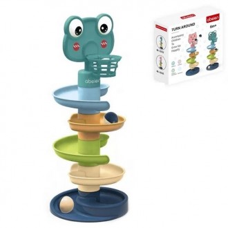 Развивающая игрушка "башня-спуск" с шариками арт. 52033
С разноцветных пластиков. . фото 2
