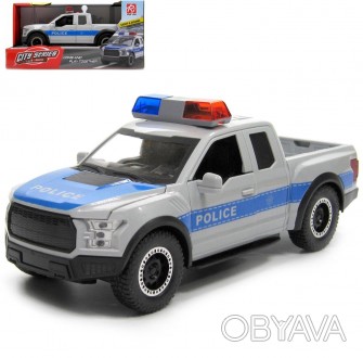 Машина инерционная "Полиция/Police" (звуковая, с подсветкой) арт. RJ 5525 A
Инер. . фото 1