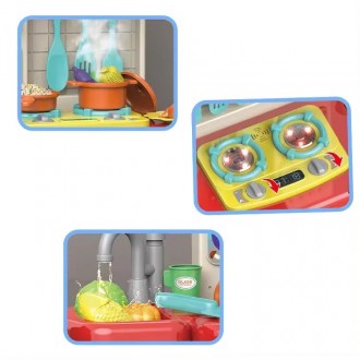 Кухня детская звуковая с циркуляцией воды и паром арт. 1 A 120
Увлекательный игр. . фото 4