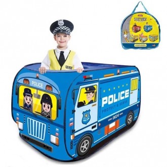 Палатка детская "Полицейский автобус" (Police) арт. 606-8010 D
Палатка выполнена. . фото 2
