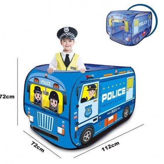 Палатка детская "Полицейский автобус" (Police) арт. 606-8010 D
Палатка выполнена. . фото 3