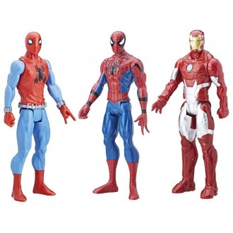 Набор игрушек Hasbro 3в1, Человек паук и Железный человек, 30 см - Spider Man Ho. . фото 2