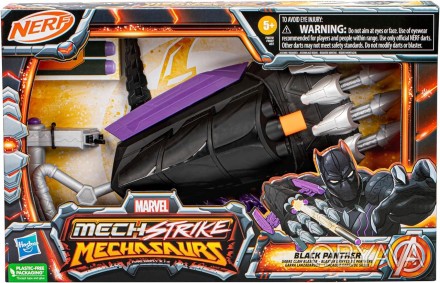 
Nerf Бластер Рукавичка Кігті Чорна Пантера Black Panther Sabre Claw Blaster Has. . фото 1