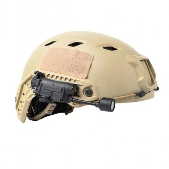Тактический фонарь Sidewinder на шлем (белый + красный + зеленый + синий + ИК св. . фото 6
