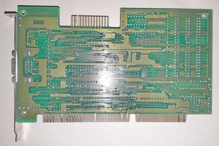 Ретро  Видеокарта Trident TVGA8900C 256Кб 16-bit ISA VGA. 
 В рабочем состоянии. . фото 3