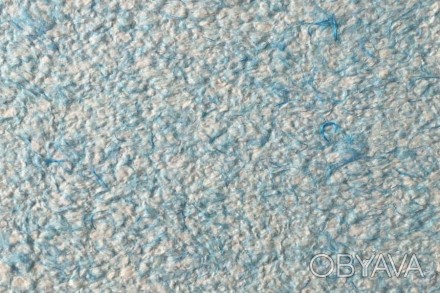 Жидкие обои Биопласт 8682 цвет голубой с белым (темнее), основа целлюлоза.
Жидки. . фото 1