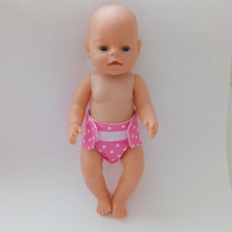 
Подгузник/памперс для куклы 40-43 см, Бэби Борн (Baby Born).
Материал -хлопок, . . фото 3