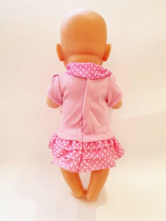 
Сукня малинова для ляльки 40-43 см, Бебі Борн (Baby Born).
Подаруйте ляльки сти. . фото 5