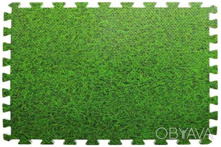 Модульное напольное покрытие "Мягкий пол пазл" МП4 SW-00000153 зеленая трава 600. . фото 1
