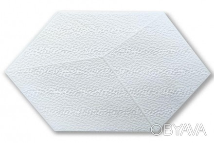 Декоративный самоклеящийся шестиугольник 3D белый 200x230мм (1104) SW-00000744
Э. . фото 1