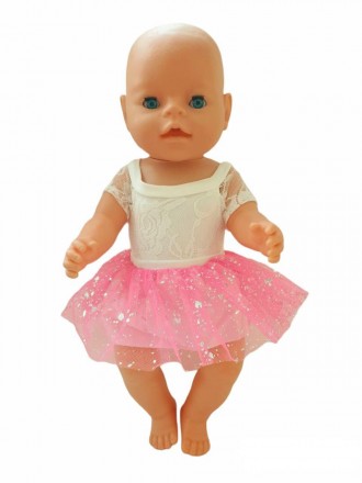 Набор одежды для куклы Беби Борн / Baby Born ( 40- 43 см ) - белоснежное кружевн. . фото 2
