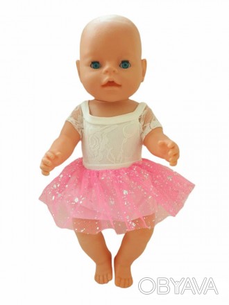 Набор одежды для куклы Беби Борн / Baby Born ( 40- 43 см ) - белоснежное кружевн. . фото 1