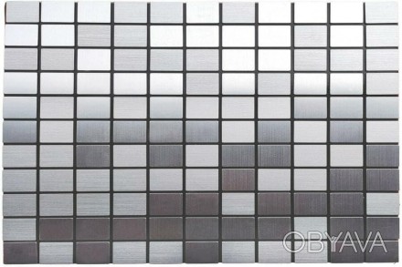 Самоклеюча алюмінієва плитка срібна мозаїка SW-00001167 (D) 300х300х3мм.
Матеріа. . фото 1