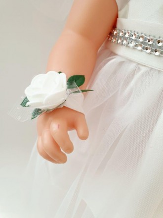 
Белый нарядный комплект для куклы Беби Бона / Baby Born 40- 43 см . Необычный н. . фото 6