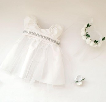 
Белый нарядный комплект для куклы Беби Бона / Baby Born 40- 43 см . Необычный н. . фото 2