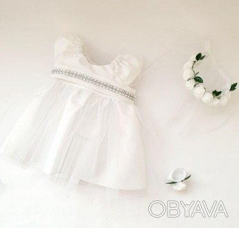 
Белый нарядный комплект для куклы Беби Бона / Baby Born 40- 43 см . Необычный н. . фото 1